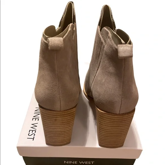 Nine West BEATA Taupe Suede Size 11 - Picture 5 of 5